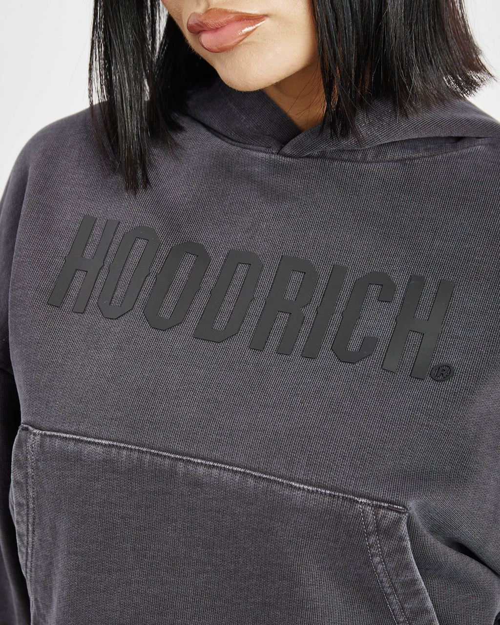 Black Hoodrich Premium Essentials Hoodie USA | 546-ZNHPXC