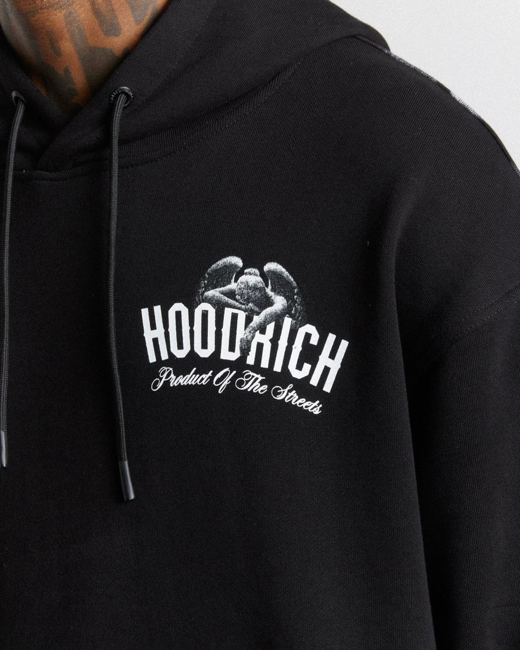 Black Hoodrich Renaissance Archangel Hoodie USA | 427-WOSAHN