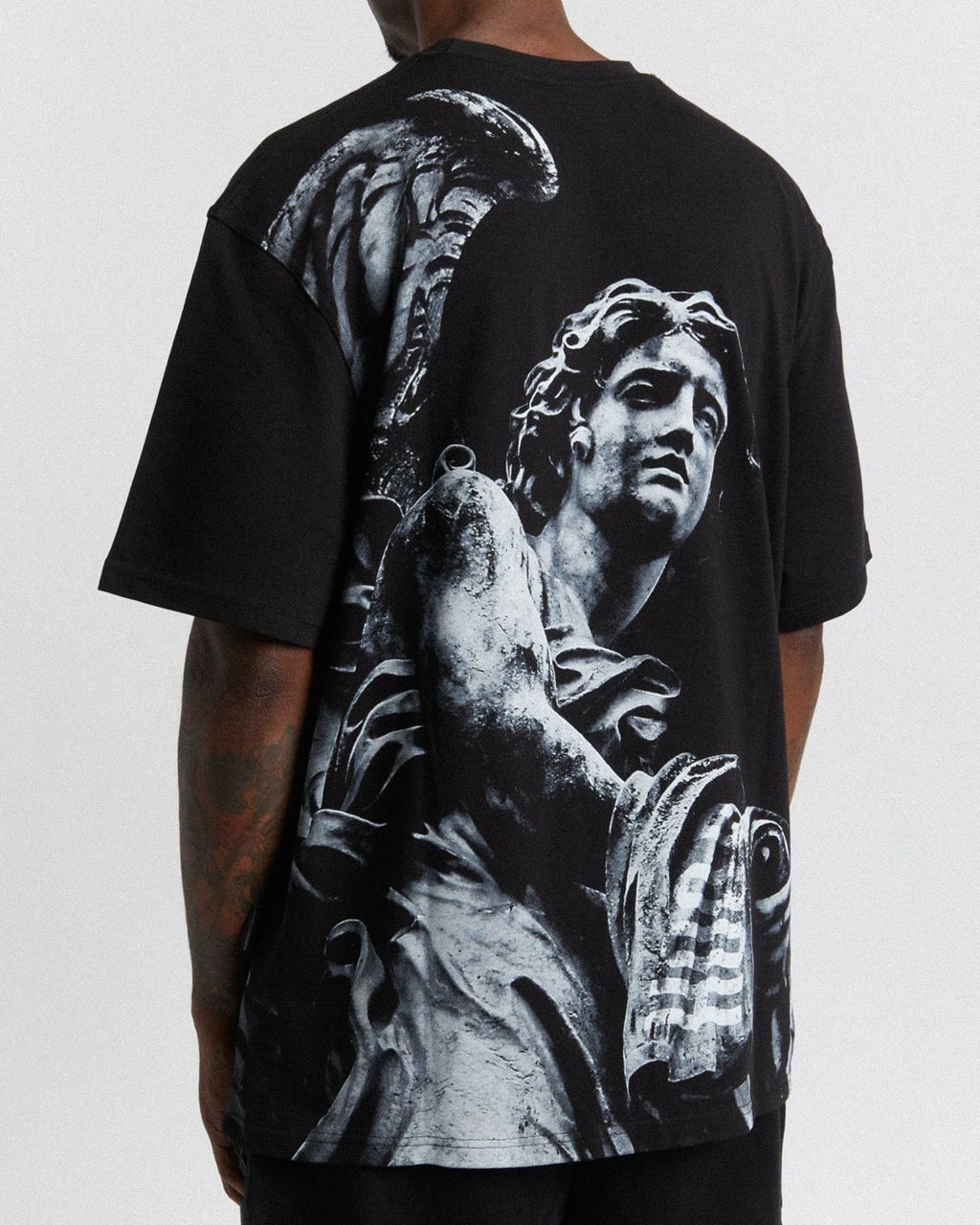 Black Hoodrich Renaissance Archangel T-Shirt USA | 429-FZUQSI