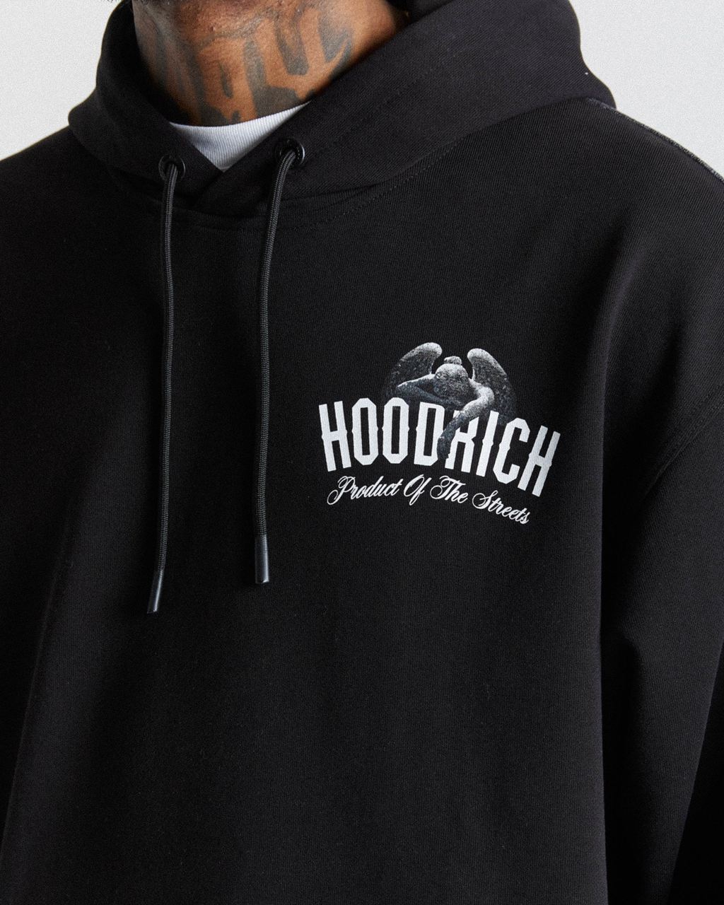 Black Hoodrich Renaissance Resurgence Hoodie USA | 243-LFVHZP