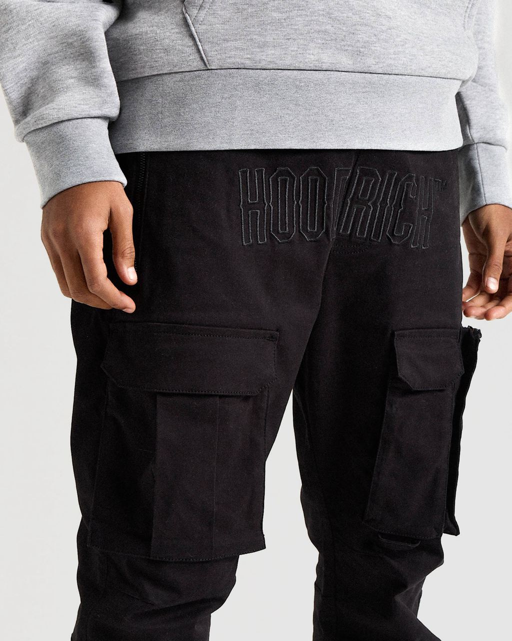 Black Hoodrich Resist Cargo Pants USA | 760-KAJGER