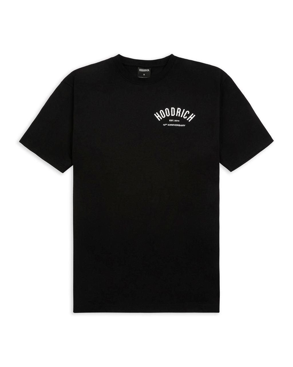 Black Hoodrich Ten Years Deep Oversized Tee USA | 672-TURHLD