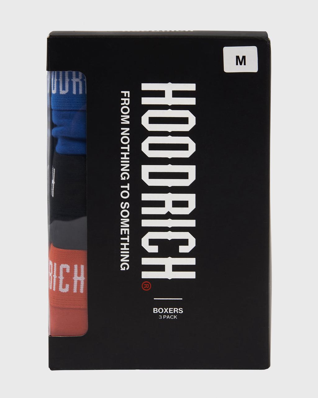 Blue/Black/Red Hoodrich OG Charge 3 Pack Boxers USA | 397-FDQIUZ