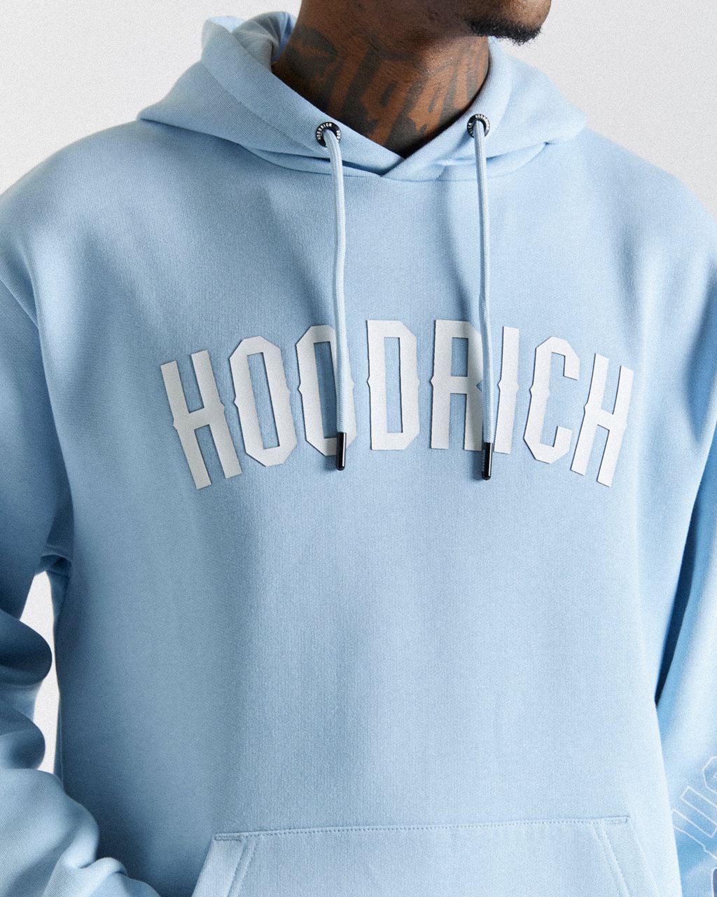 Blue/White Hoodrich Caliber Hoodie USA | 347-VIBXWO