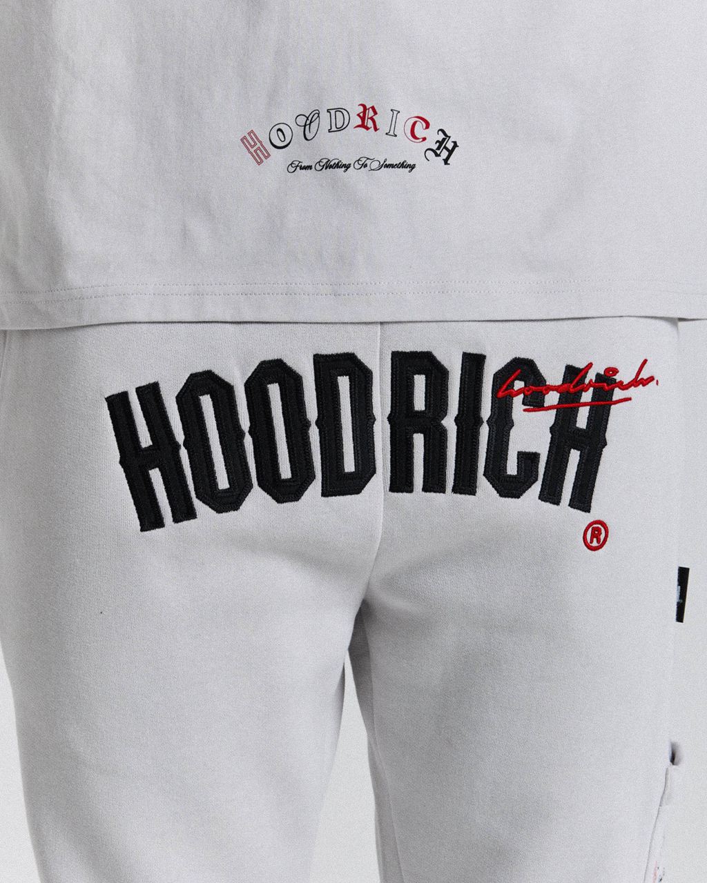 Grey/Black/Red Hoodrich Stature Joggers USA | 856-RGCTOE