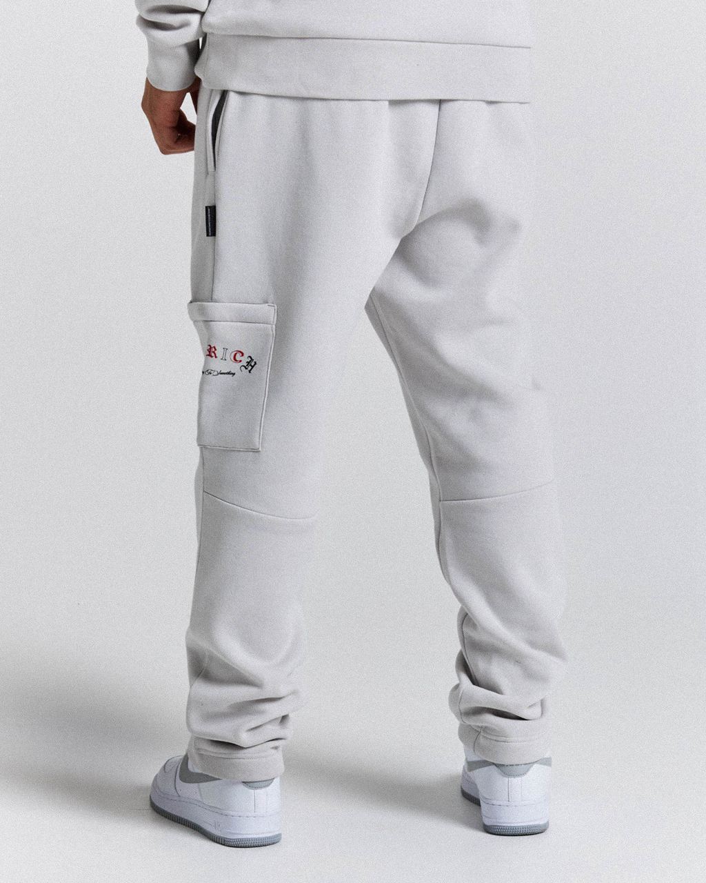 Grey/Black/Red Hoodrich Stature Joggers USA | 856-RGCTOE