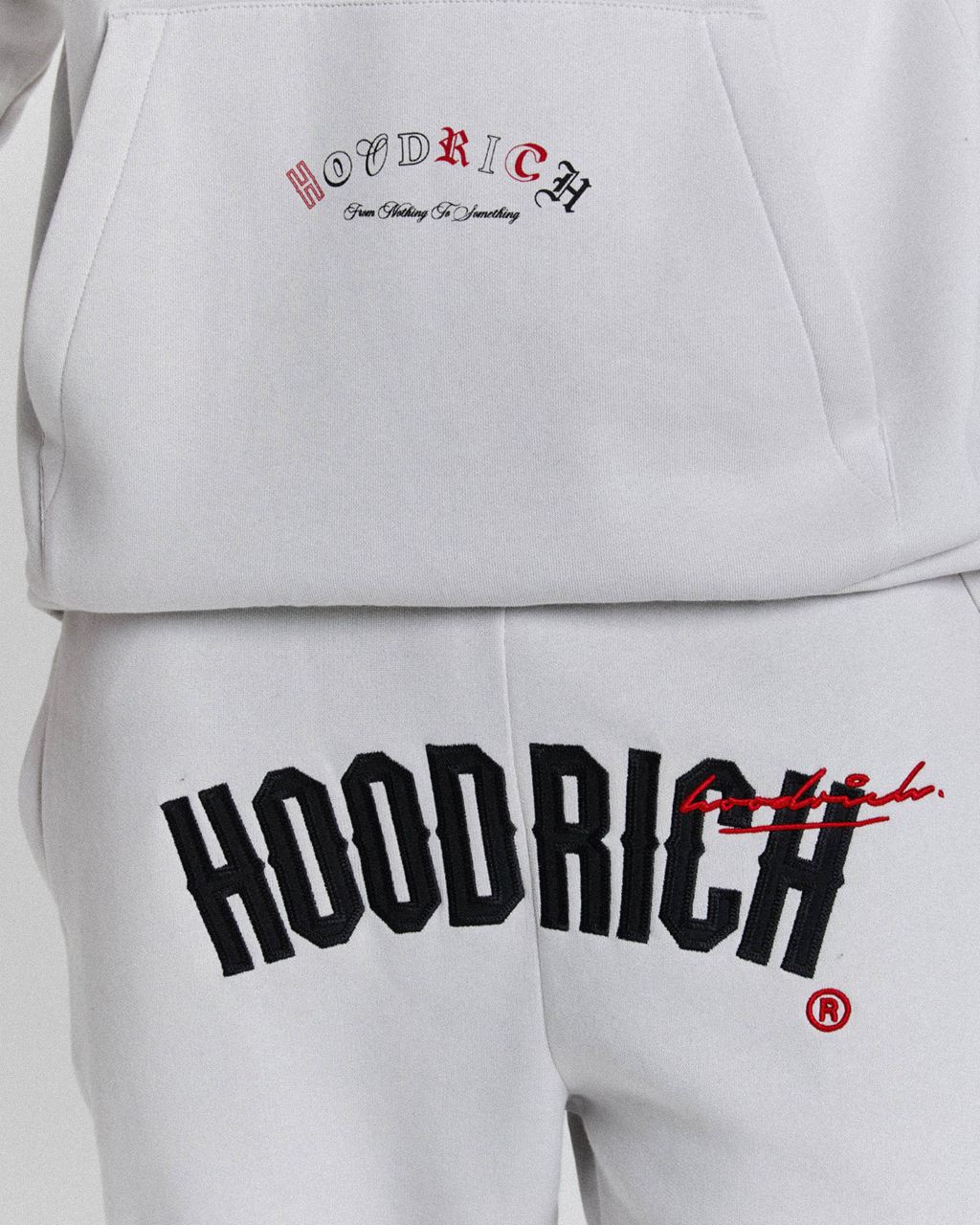 Grey/Black/Red Hoodrich Stature Joggers USA | 856-RGCTOE