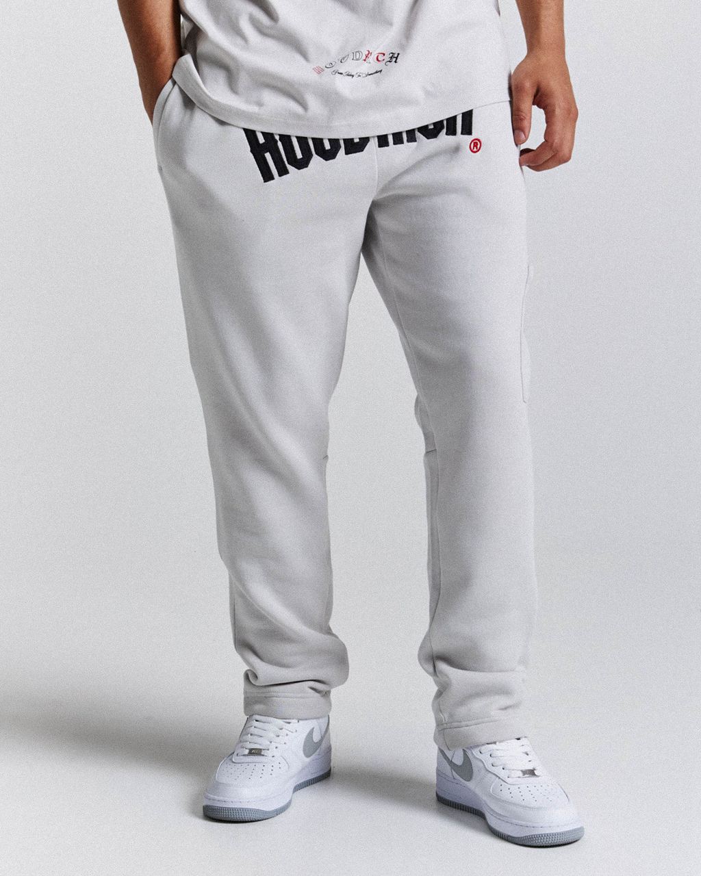 Grey/Black/Red Hoodrich Stature Joggers USA | 856-RGCTOE