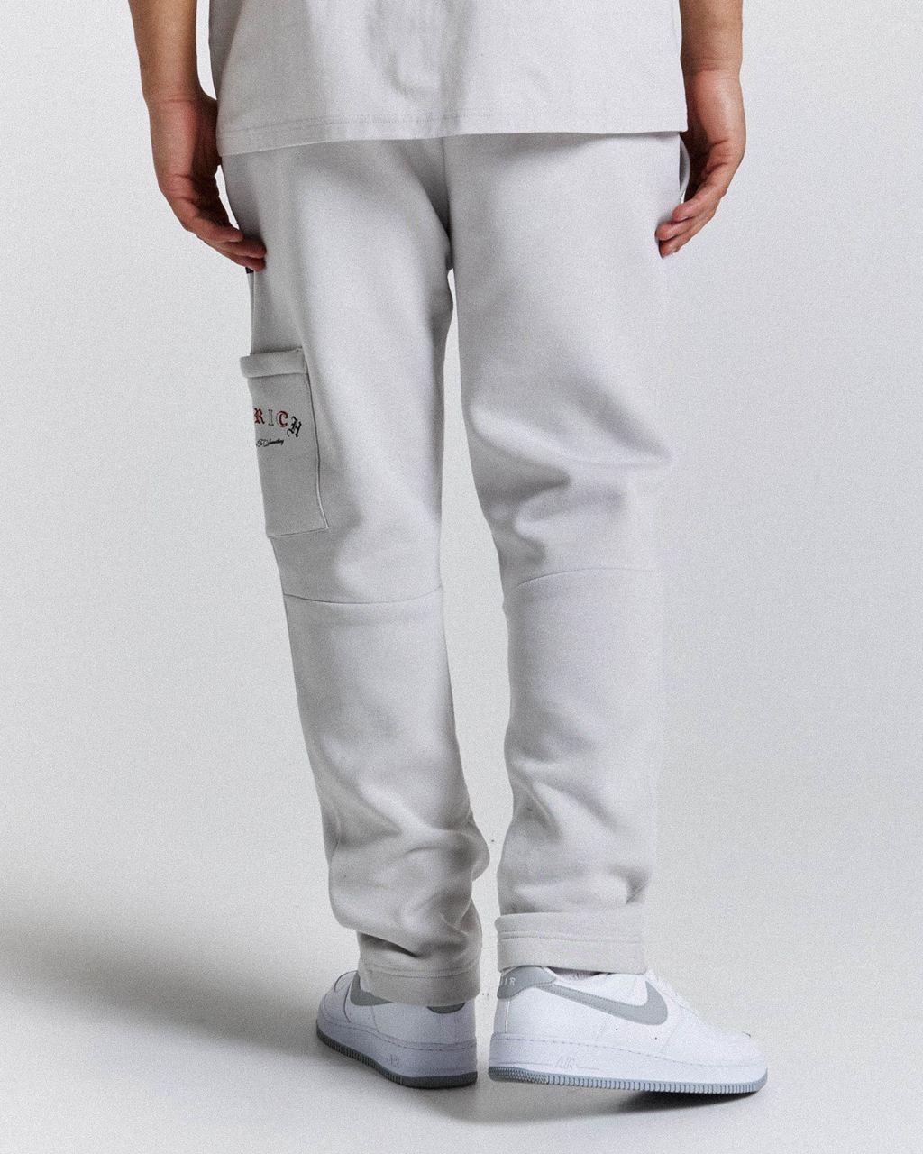 Grey/Black/Red Hoodrich Stature Joggers USA | 856-RGCTOE