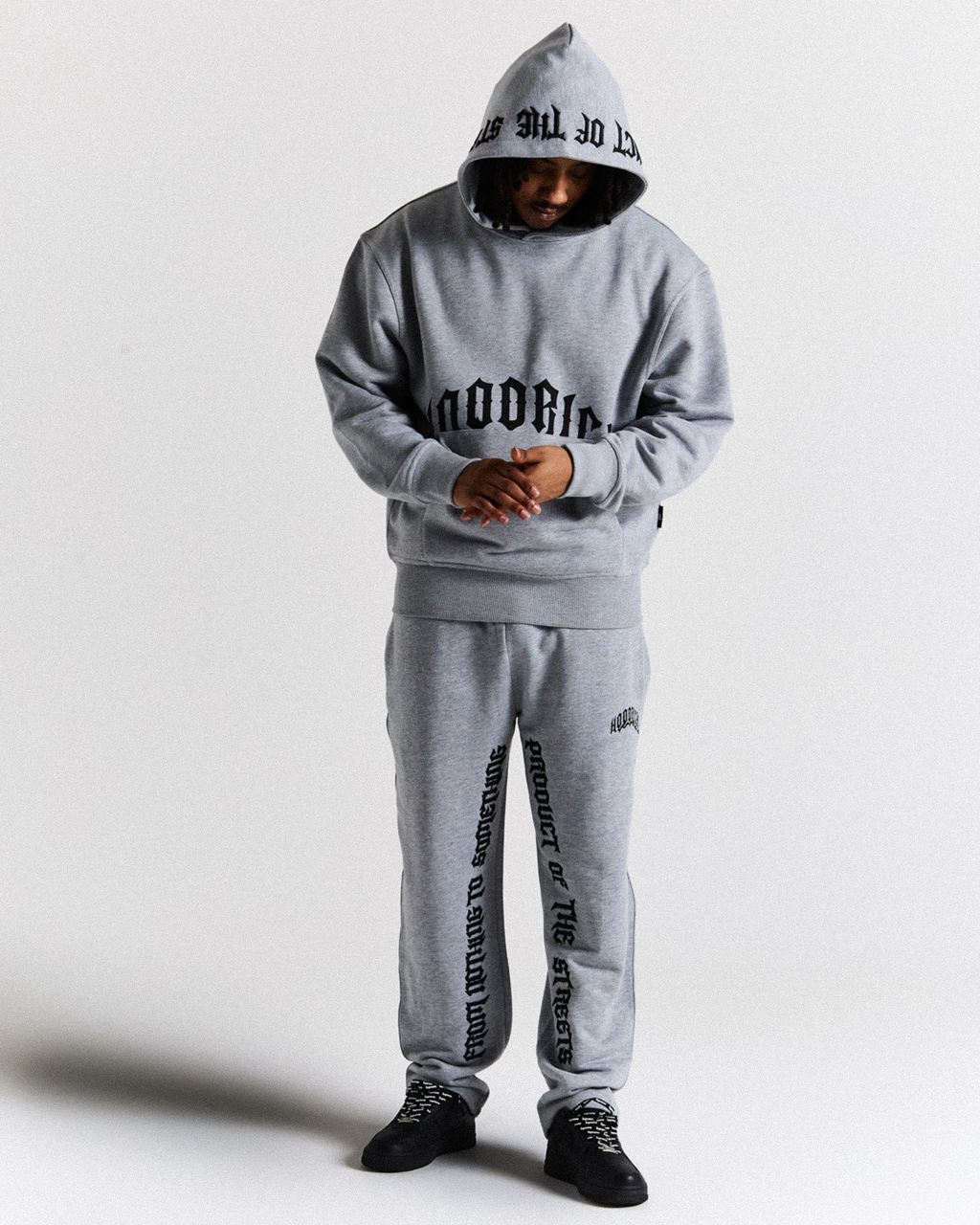 Grey/Black Hoodrich Ritual Hoodie USA | 506-KQASNV