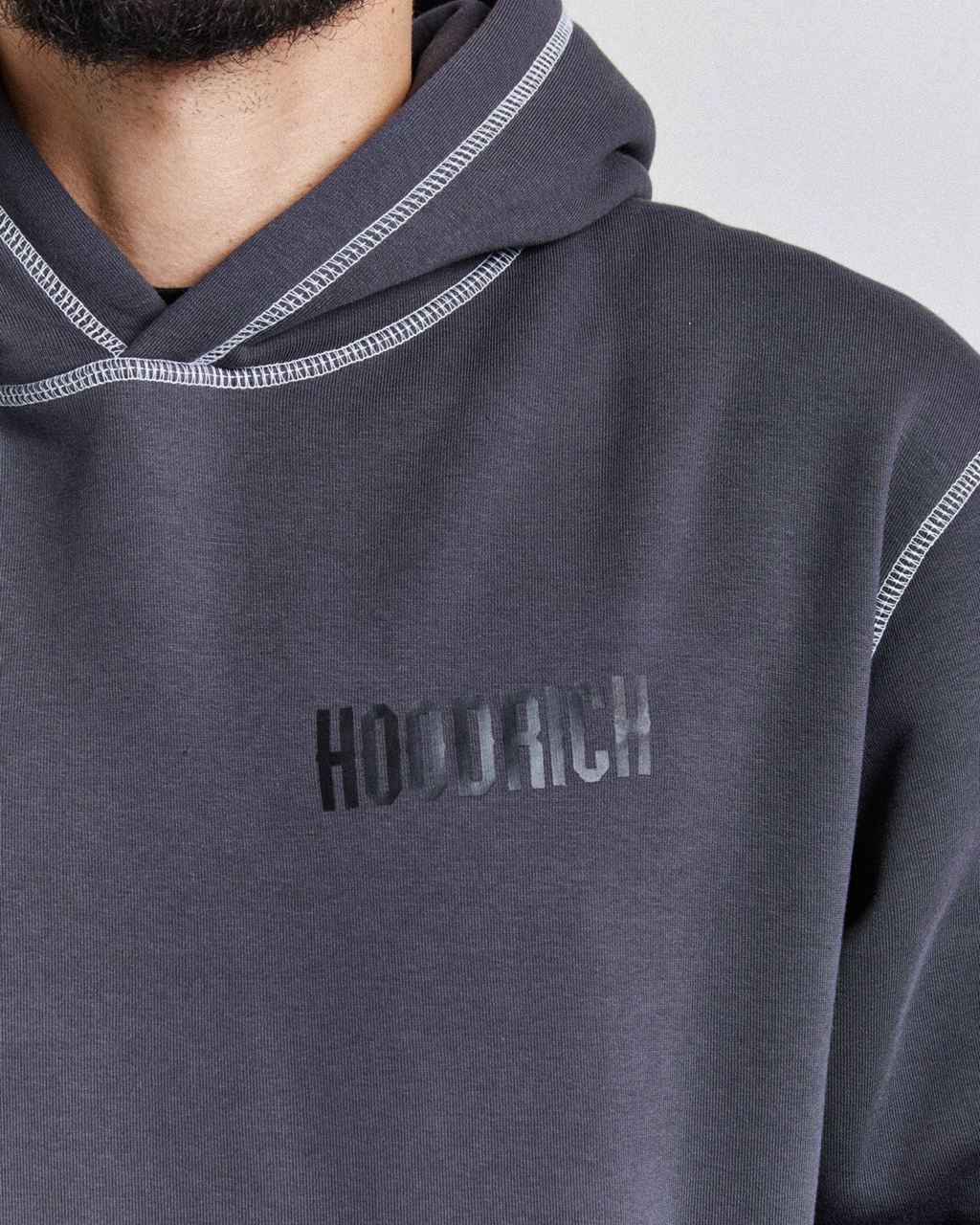 Grey/Black Hoodrich Wandal Hoodie USA | 569-VJBMRN