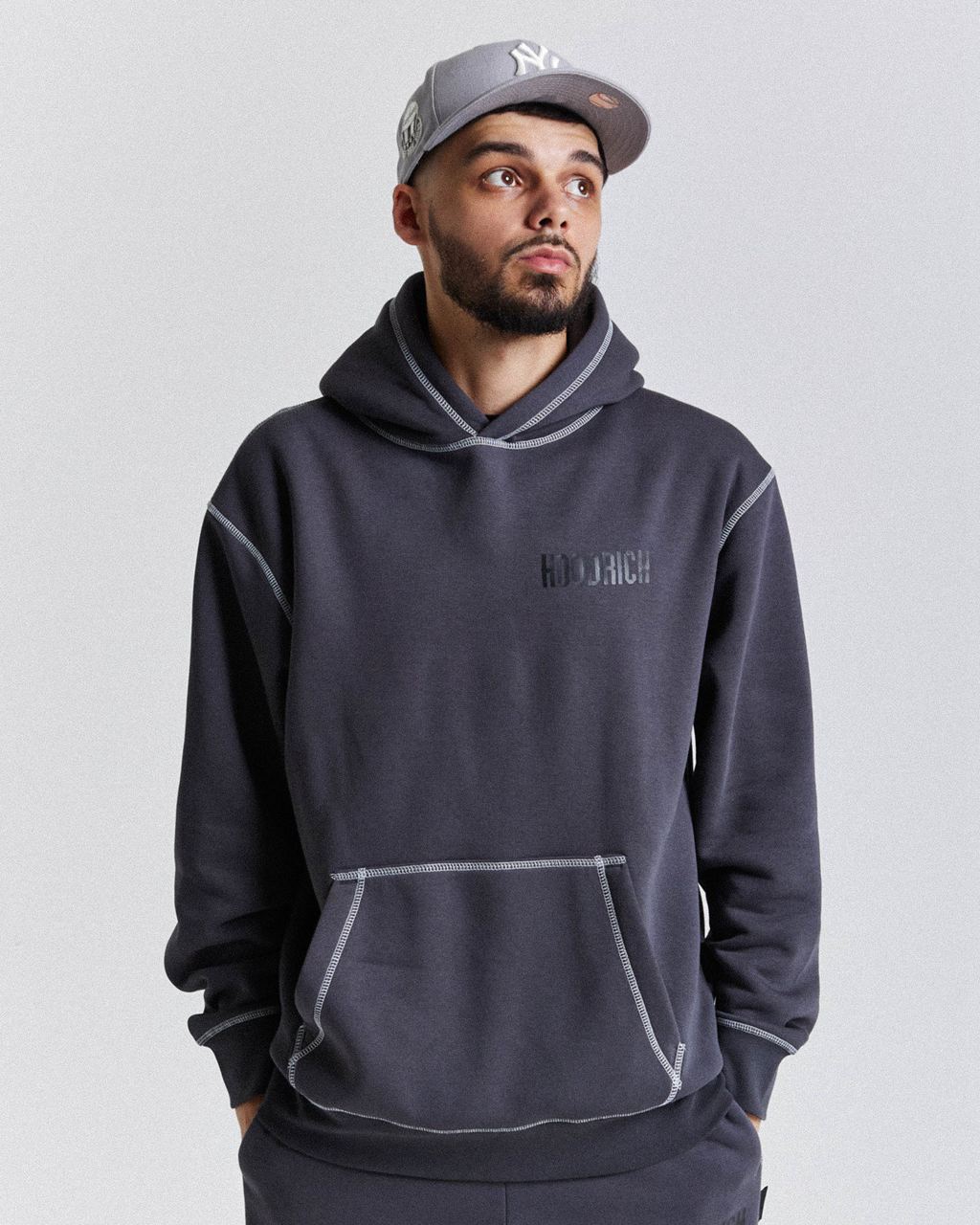 Grey/Black Hoodrich Wandal Hoodie USA | 569-VJBMRN