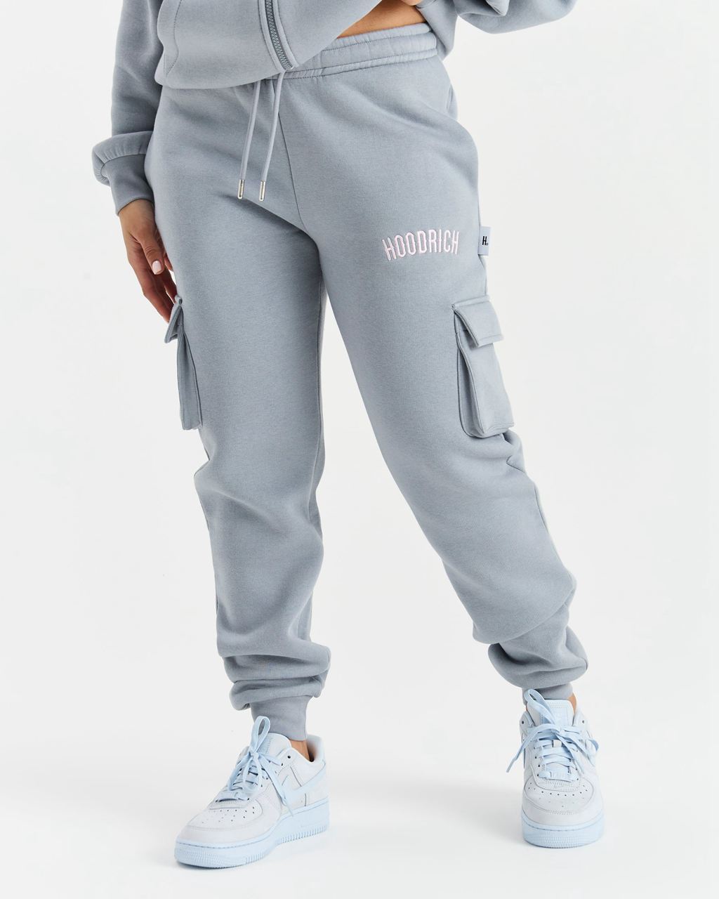 Grey/Pink Hoodrich Luna Joggers USA | 185-VUTEPM