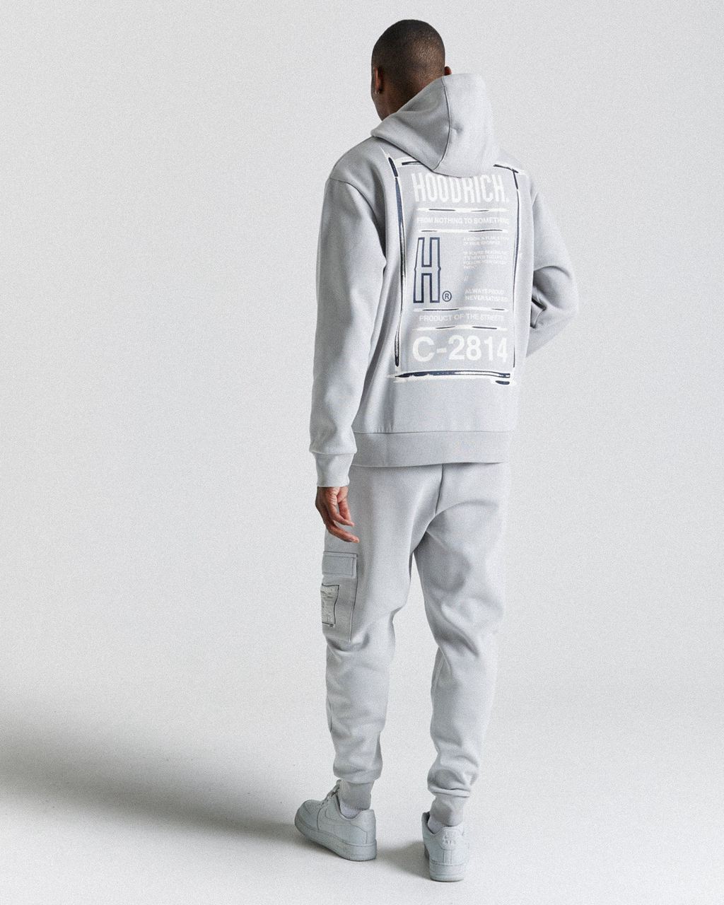 Grey/White/Navy Hoodrich Akira Hoodie USA | 182-OGJSCH