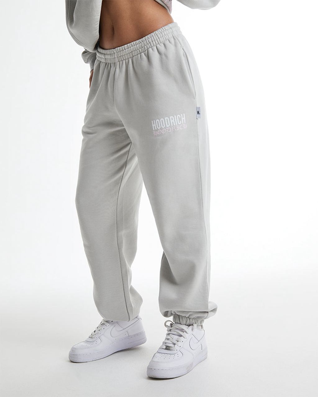 Grey/White/Pink Hoodrich Flex Joggers USA | 672-TEDUKA