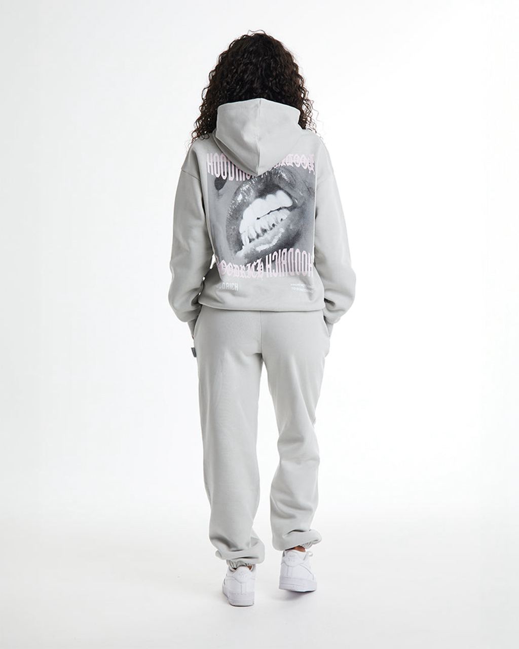 Grey/White/Pink Hoodrich Flex Joggers USA | 672-TEDUKA