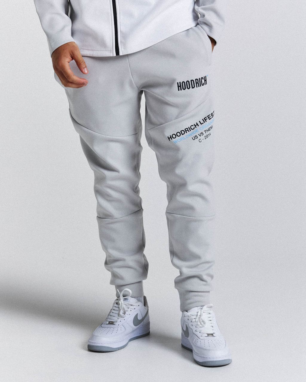 Grey/White Hoodrich Cycle Joggers USA | 950-TNUHPE