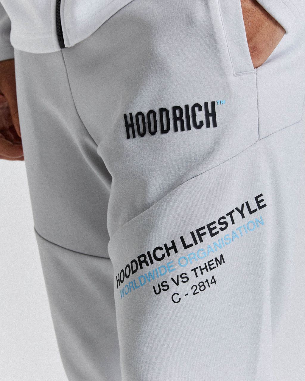 Grey/White Hoodrich Cycle Joggers USA | 950-TNUHPE