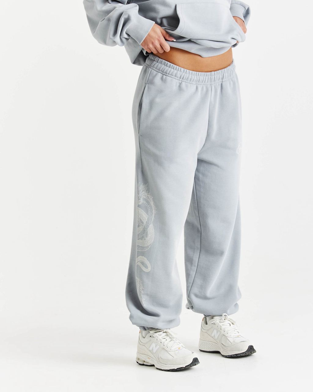 Grey Hoodrich Seraphic Oversized Joggers USA | 140-AGZPDI