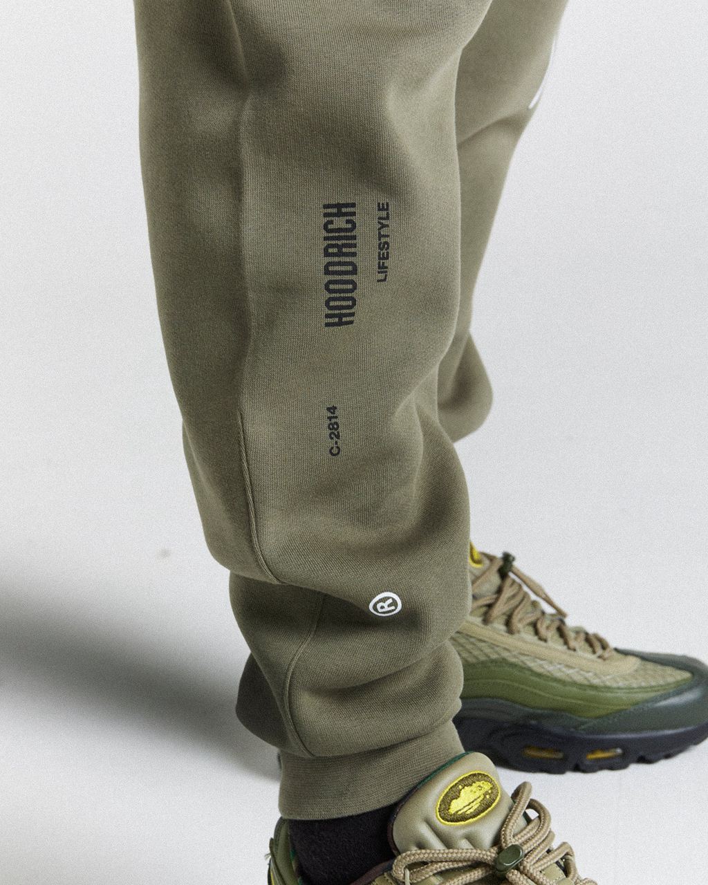 Khaki/White Hoodrich Caliber Joggers USA | 851-RBWMZU