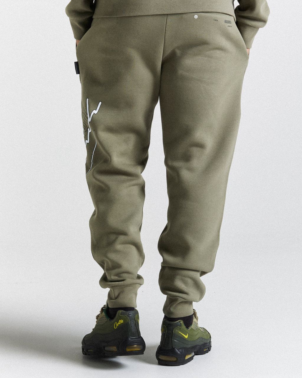 Khaki/White Hoodrich Caliber Joggers USA | 851-RBWMZU