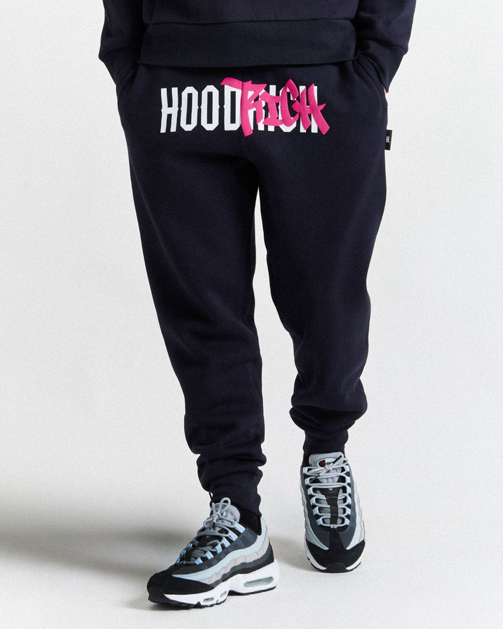 Navy/White/Pink Hoodrich Graffiti Joggers USA | 390-XOBGML