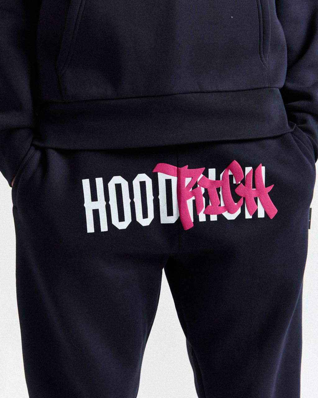 Navy/White/Pink Hoodrich Graffiti Joggers USA | 390-XOBGML