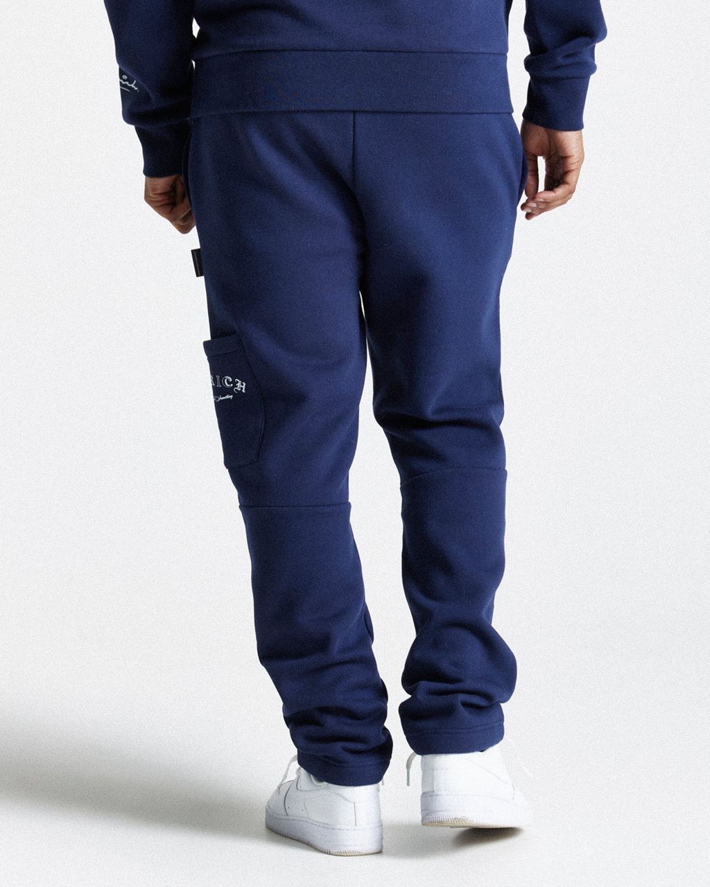 Navy/White Hoodrich Stature Joggers USA | 710-BIOGXL