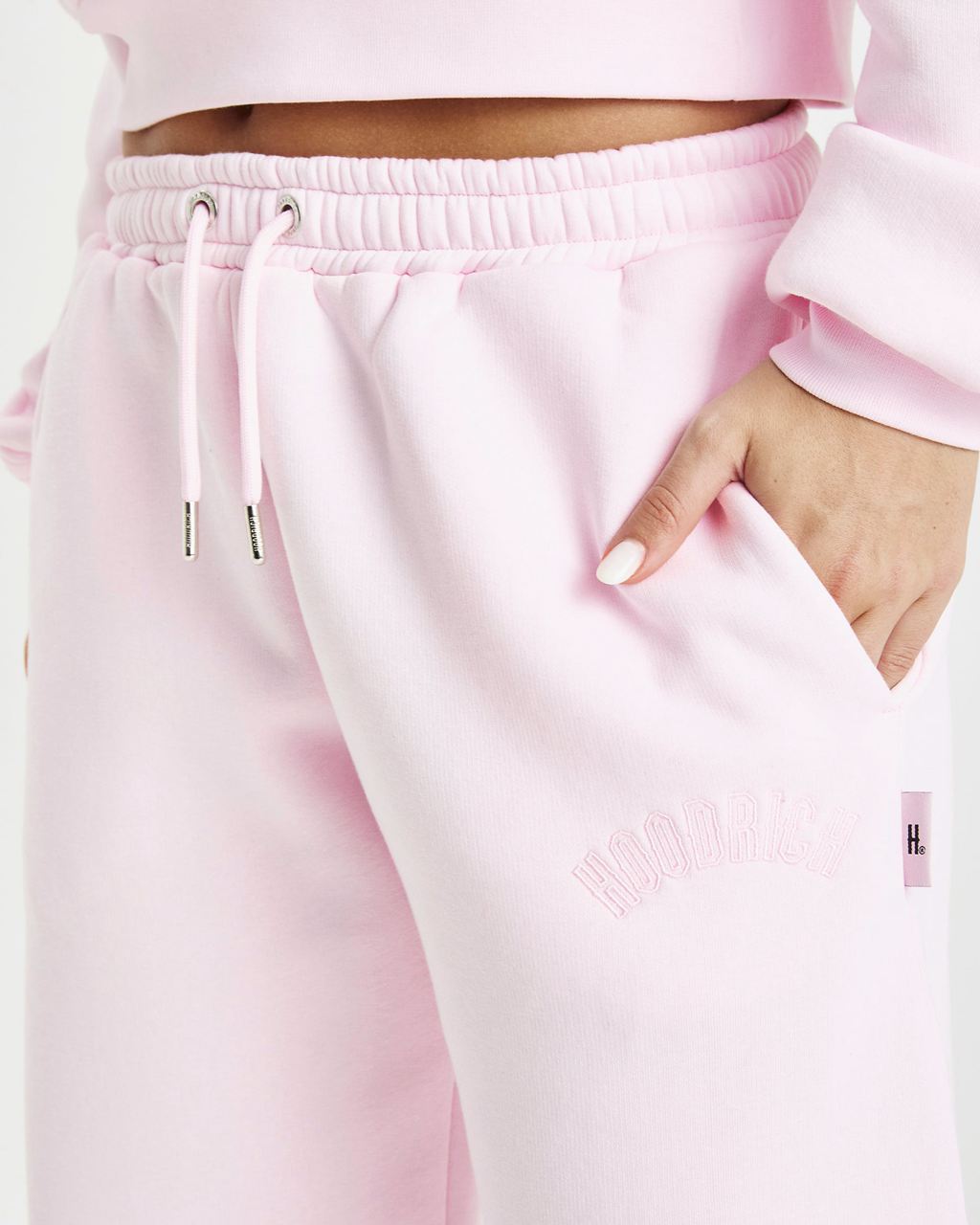 Pink Hoodrich Link Wide Leg Joggers USA | 803-HLZFWQ