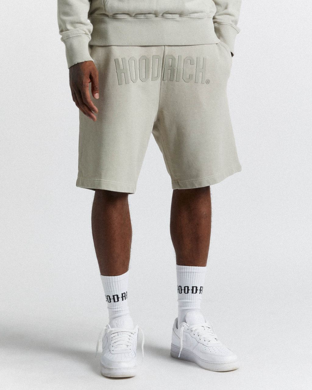 Sage Green Hoodrich Premium Essentials Shorts USA | 137-JTSYCF