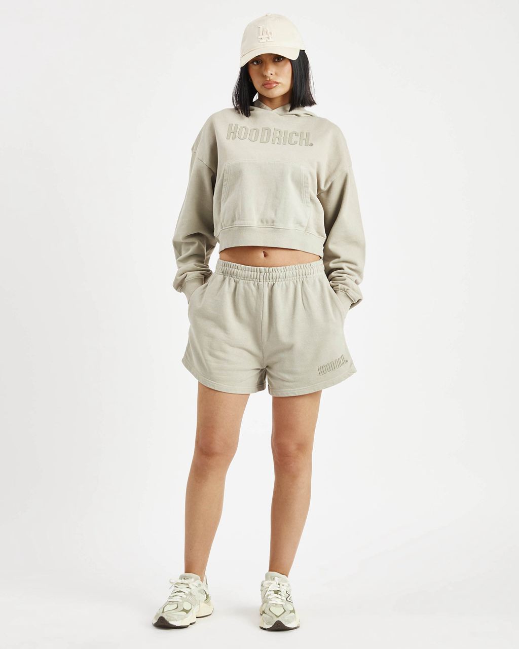 Sage Green Hoodrich Premium Essentials Shorts USA | 571-QBNEUI