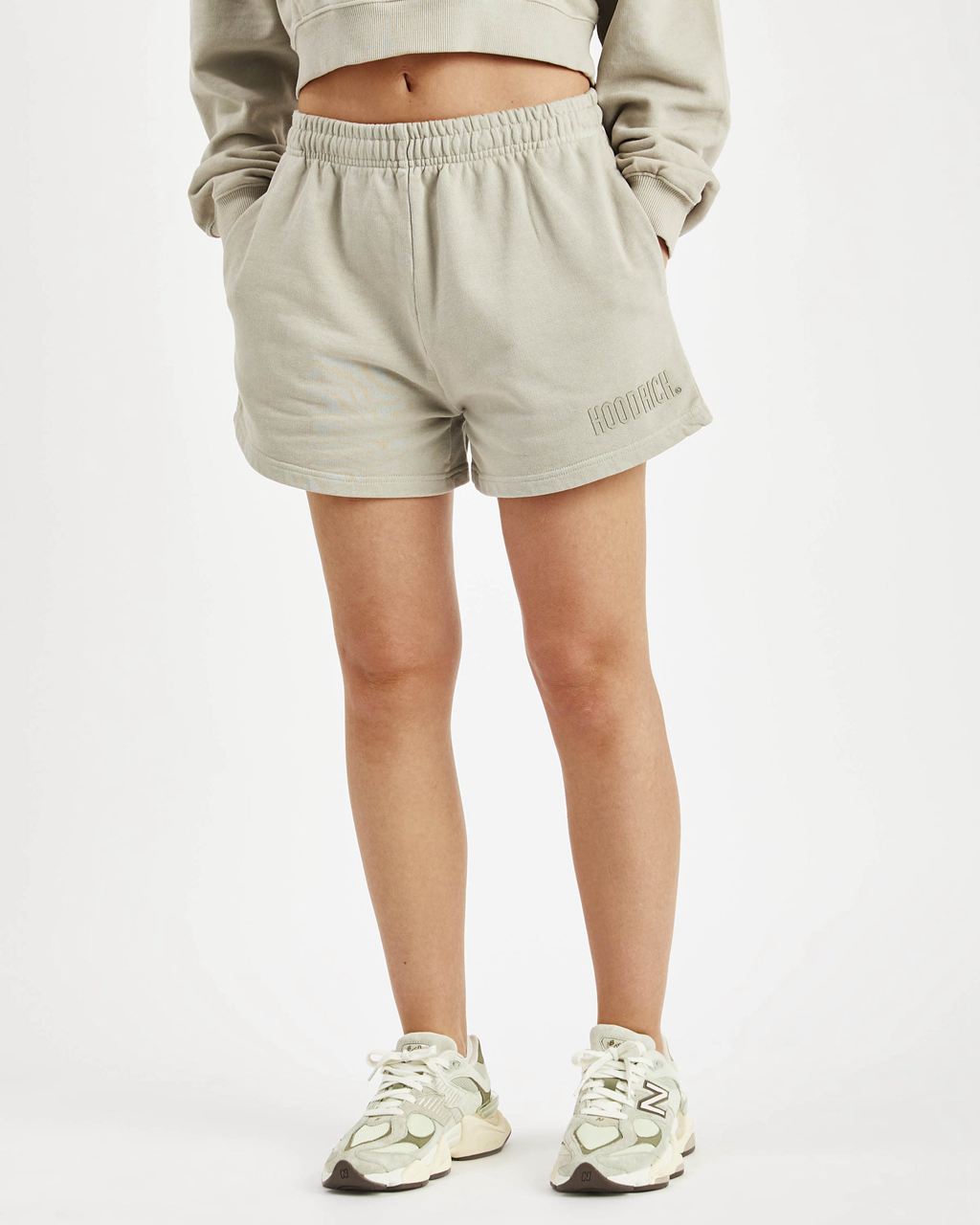 Sage Green Hoodrich Premium Essentials Shorts USA | 571-QBNEUI