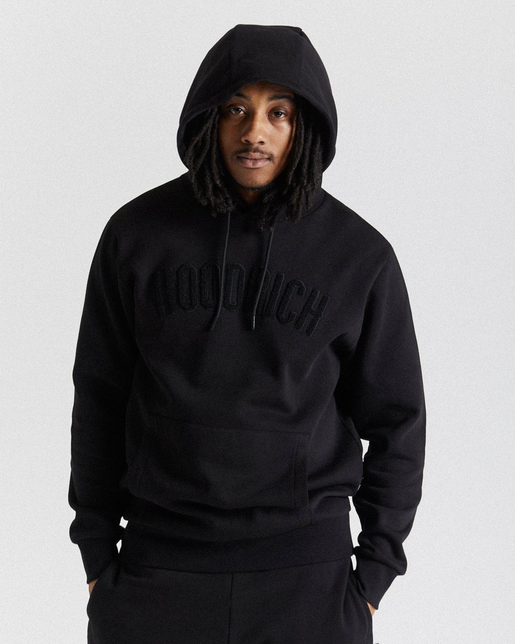 Triple Black Hoodrich Kraze Hoodie USA | 691-EJQRTW