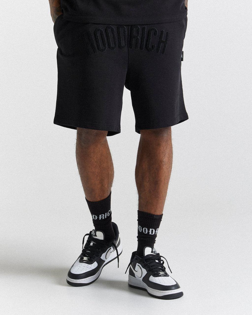 Triple Black Hoodrich Kraze Shorts USA | 106-QHGNJO