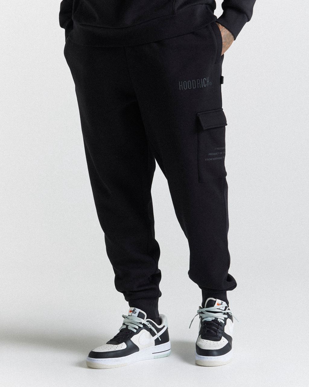 Triple Black Hoodrich Sight Joggers USA | 439-XHDNZV