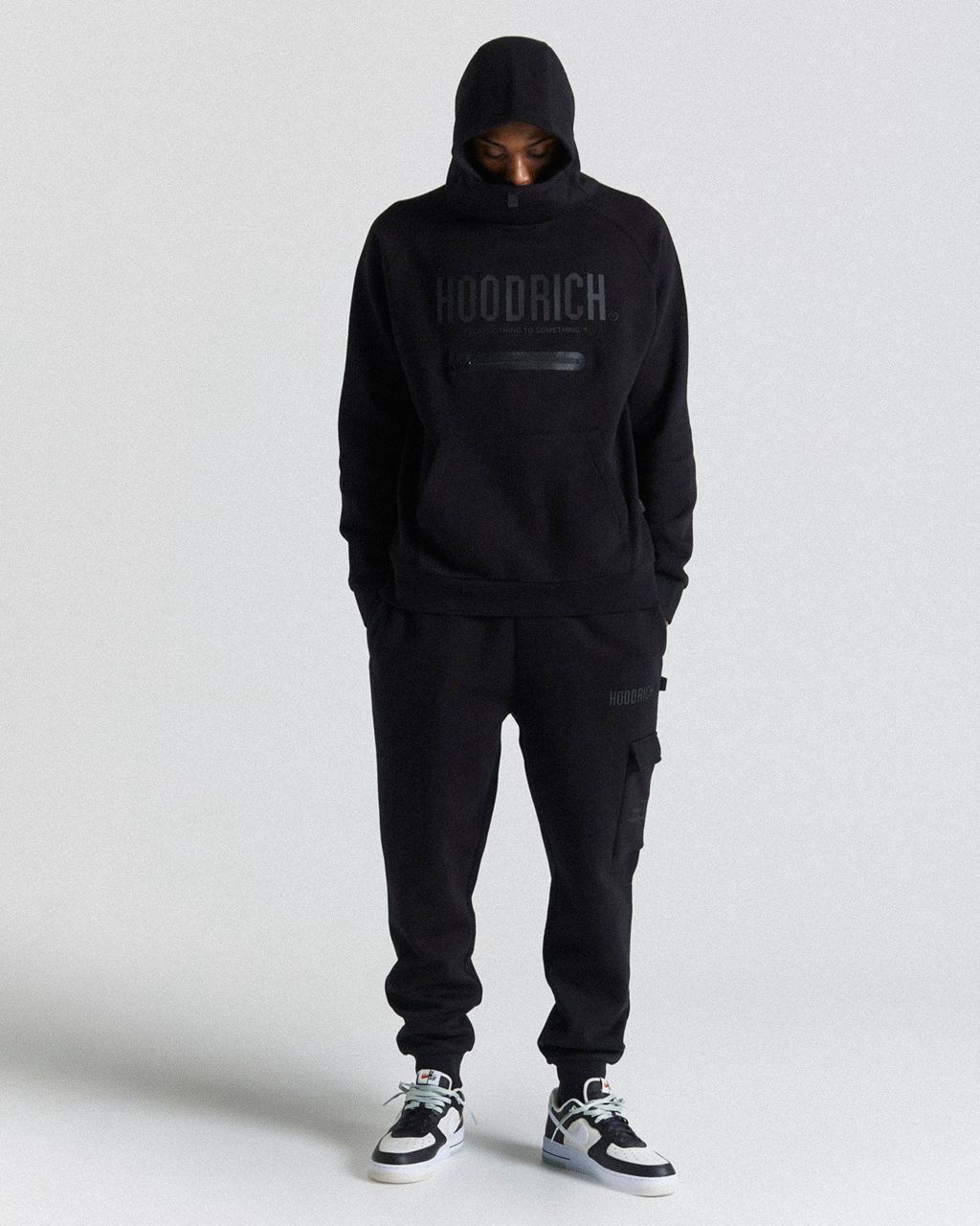 Triple Black Hoodrich Sight Joggers USA | 439-XHDNZV