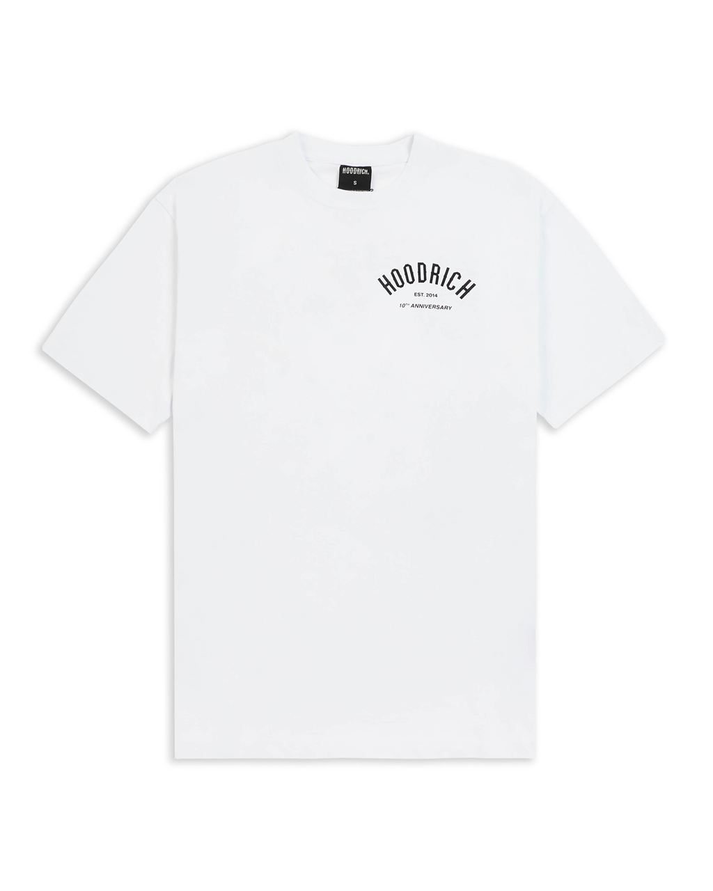 White Hoodrich Ten Years Deep Oversized Tee USA | 578-THEJBK